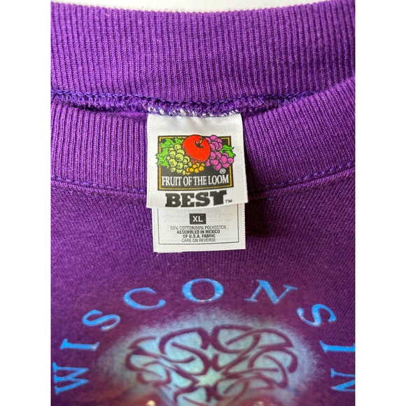 Vintage 1999 Wisconsin Winterfies Crewneck - Picture 3 of 4